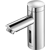 Sloan Optima EAF-250-ISM Sensor Faucet, 0.5 GPM, Polished Chrome Finish | Commercial sensor faucet, Battery Powered, Deck Mounted, Aerated Spray, Infrared Sensor, Mid-Body part 3335061