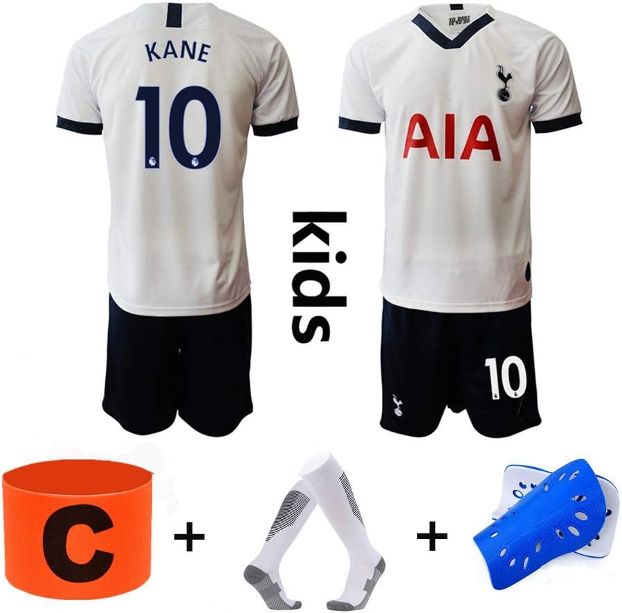 Customotop Kids/Youth Soccer Jerseys 2020/21 Home #10 Kane Team Jerseys for Boys/Girls