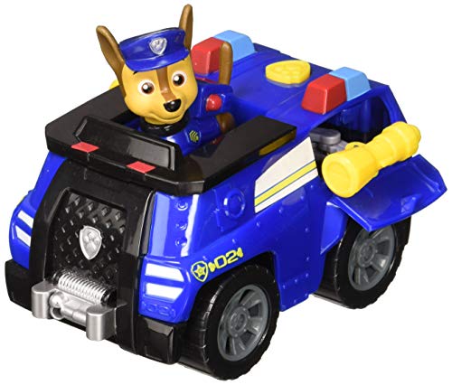 Paw Patrol, Chase’s Transforming Police Cruiser with Flip-Open Megaphone, for Ages 3 & Up
