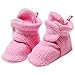 Zutano Booties Fleece Unisex Baby Booties for Boys Girls Slippers Heather 2 Pack