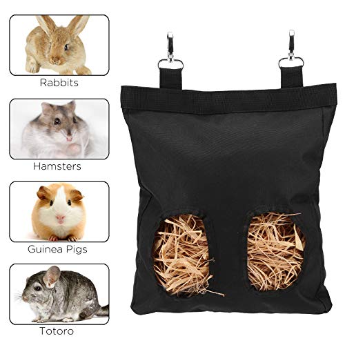 LUTER 29,2x23,2x3,5cm Bolsa de alimentación de heno de Conejillo de Indias Bolsa de heno de Conejo Saco alimentador… - Afbeelding 8