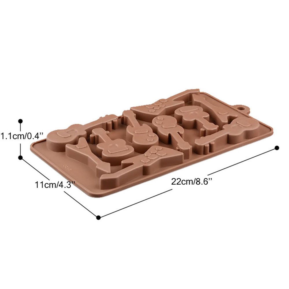 XMOLDNMS Stampo in silicone con Torre Eiffel di Parigi, fondente al cioccolato, per decorazioni torte, cupcake, pasta di fiori, caramelle, argilla polimerica
