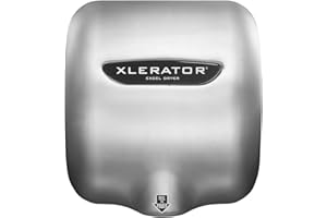 XLERATOR XL-SB Automatic High Speed Hand Dryer with Brushed Stainless Steel Cover, 12.5 A, 110/120 V