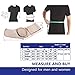 Original Ergonomic Umbilical Navel Hernia Belt (New Model) / Abdominal Support Brace Medium Black