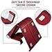 SourceTon 2 Packs Multi-Angle Adjustable Cell Phone Stand, Portable Sturdy Plastic Desk Stand Mount Fits All Smart Phones Charging with Anti-Slip Base and Convenient Charging Port, Fits mini Tablet