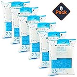 Nu-pore Makeup Remover, Cleansing and Moisturizing Wet 25 Towelettes (Pack of 6)