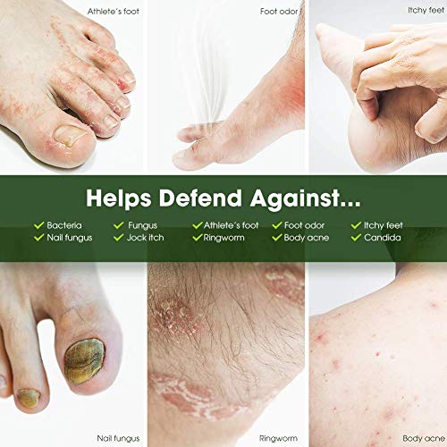 Aprilis Antifungal Tea Tree Oil Body Wash | Helps Relieve Athlete’s Foot, Ringworm, Toenail Fungus, Jock Itch, Acne, Eczema & Body Odor, Aprilis Antibacterial Soap - Soothes Itching & Promotes Healthy