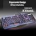 LexonElec@ Technology Keyboard Mouse Combo Gamer Wired Orange Yellow LED Backlit Metal Pro Gaming Keyboard + 3200DPI 6 Buttons Mouse + Mouse Pad for Laptop PC (Black & Mixed Backlit)