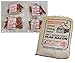 Hickory Smoked Dry Sugar Cured Slab Bacon 2 Lb with 4-3 oz Pkgs of Ham Biscuit Cuts Combo