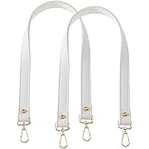 Hobbspring Leather Bag Strap Replacement Bag Handle Shoulder Wallet Straps with Alloy Swivel Clasps
