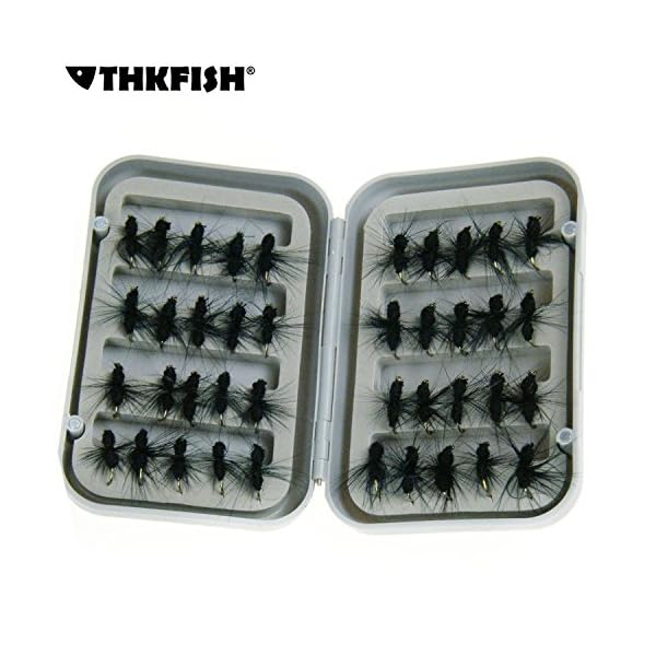 40pcs-Lot-Black-Ant-Single-Hook-Fly-Flies-Fishing-Trout-Salmon-Flies-Fly-Tackle-Set-Box-Fly-Fishing-Lure