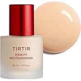 TIRTIR Mask Fit Red FoundationㅣLong Lasting Flawless Coverage, Energy Essence, Lightweight, Hydrating, Pore-Blurring, Breathable Satin Finish, Makeup, Radiant Skin, #21N Ivory, 1.01 Fl Oz