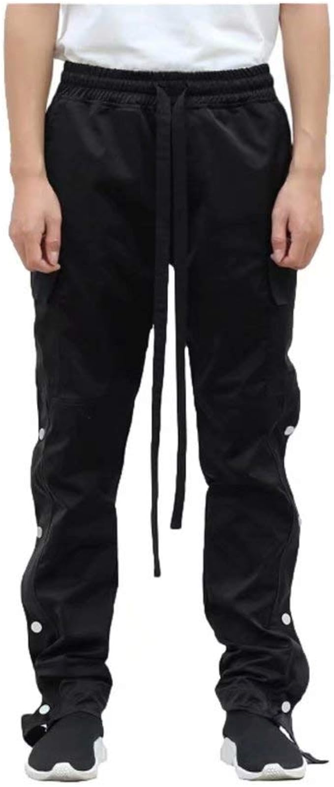 nylon snap cargo pants