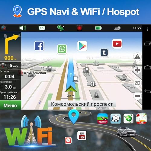 CAMECHO 2+64G 9 Inch Android 13 Car Radio for Suzuki Splash Ritz Opel Agila 2004-2014 with GPS WIFI FM, Wireless Carplay HD Radio with Bluetooth Android Car RDS with Rear Camera