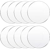 10 Pieces 6 Inch Clear Acrylic Circle Sheet Acrylic