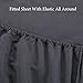 Mohap Fitted Sheet Queen - No Pilling - Bottom Sheet - Deep Pocket - Soft Microfiber - Shrinkage and Fade Resistant - 1 Fitted Sheet Only - Gray