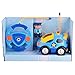 FunsLane Cartoon RC Police Car Remote Control Car with Music and Light Radio Control Toys for Kids Toddlers Baby and Children