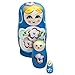 Matushka - SODIAL(R) 5x Matroshka Babuschka Matryoshka Matushka Matyoshka Russian Wooden Doll Color: Blue