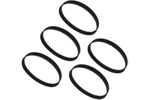 Emiif Vacuum Cleaner Replacement Belt for Miele SEB228 SEB234 SEB236, for Wessel-Werk EBK340 EBK360, 5 Pack, Rubber Material