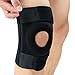 Adjustable Knee Brace Support with Dual Side Stabilizers & Open Patella,EveShine Non-Slip Protective Strap Give You The Support and Compression You Need - Fits Right Leg
