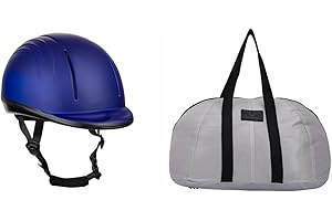 TuffRider Starter Equestrian Horse Riding Helmet with Mesh Helmet Bag with Assorted Color