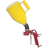 Joywayus Air Hopper Spray Gun with 4.0mm/6.0mm/8.0mm Nozzle Paint Texture Drywall Painting Sprayer, Yellow, 0.79 Gallon (3 L)