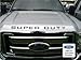 Ford SUPER DUTY Letter Inserts (thin decal) for Hood / Grille (2008-2016) F250 F350 F450 sticker