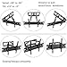 SUNYDEAL TV Wall Mount Bracket For 32 39 40 42 43 45 46 47 48 49 50 55 60 65 inch LCD LED Smart TVs - Full Motion Articulating Arm Swivel Tilt - Holds 120 lbs, Extend 19 inch, VESA Up 600x400mm