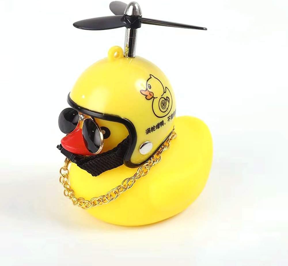 ZSTT Rubber Ducky Bath Toy for Kids, Car Ornaments Yellow Duck with