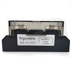 Aigoodele 3-32V DC to 24-480V AC SSR-120DA H3120ZF