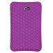 Fintie Silicone Case for Samsung Galaxy Tab A 10.1 (2016 NO S Pen Version), Honey Comb Series Light Weight Shock Proof Cover Anti Slip Kids Friendly for Tab A 10.1 Inch (SM-T580/T585/T587), Purple