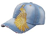 Bigood Cowboy Pre-curved Visor Sun Hat Hip Top Trucker Snapback Baseball Cap