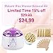 Makartt Wax Warmer Kit, Hard Melter Hair Removal Set, Mini Wax Pot with 400g Wax Beans and Wax Applicator Sticks