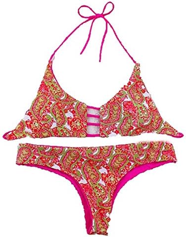 Hihihappy Trendy Women's 2 Pieces Swimwear Printed Trend Bikini Sets AS3 XS As3China S=US XS sexy