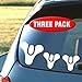 Destiny logo vinyl decals - 3 Pack – for windows, cars, trucks, tool boxes, laptops and tablets