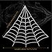 PBPBOX Halloween Giant Spider Web Set for Outdoor Halloween Yard Decorations, 23X19FT