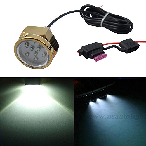 NSLUMO Ip68 Water-proof Marine Boat Drain Plug LED Light 27w Underwater Lights Waterproof Yacht Boat Drain Plug Led Light for Fishing