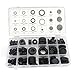 SINOCMP 125pcs 18 Sizes Grommets Ring Assortment For Car Vehicle Auto Repair