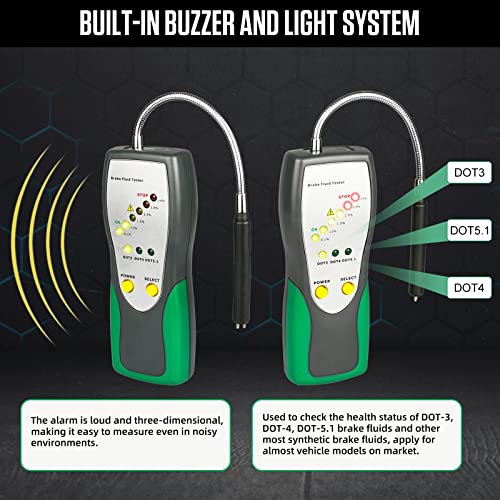 BELEY Automotive Brake Fluid Tester Oil Moisture Water Detection With HighPrecision Probe For