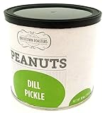 Dill Pickle Flavored Peanuts - WORLD FAMOUS Slow Roasted Nuts, Awesomly Unique and Seasoned to Finger Licking Perfection - Small Batch, Artisan Recipe, Great Gift Idea, Satisfaction Guaranteed - 12 oz. can