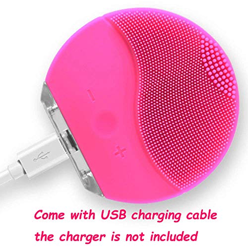 Facial Cleansing Brush, Waterproof Silicon Facial Cleaner and Masager Electric Cleansing System for Deep Cleansing Skin Care - Thumbnail 5