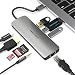 Vention USB C Hub,9 in 1 Type C Thunderbolt 3 Hub,4K USB C to HDMI Adapter with Type C Charging Port,1000M RJ45 Ethernet,3 USB 3.0 Ports,SD Card Reader Compatible for MacBook Pro,Chromebook Pixel