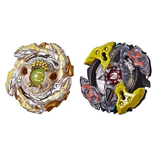 BEYBLADE Burst Turbo Slingshock Dual Pack Galaxy Zeutron Z4, Gold-X BETROMOTH B4
