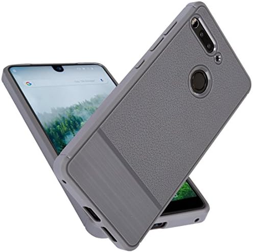 Essential Phone Case,Premium Flexible TPU Rubber Slim Fit Case Scratch Resistance Shockproof Protective Back Cover for Essential PH-1 (Gray)