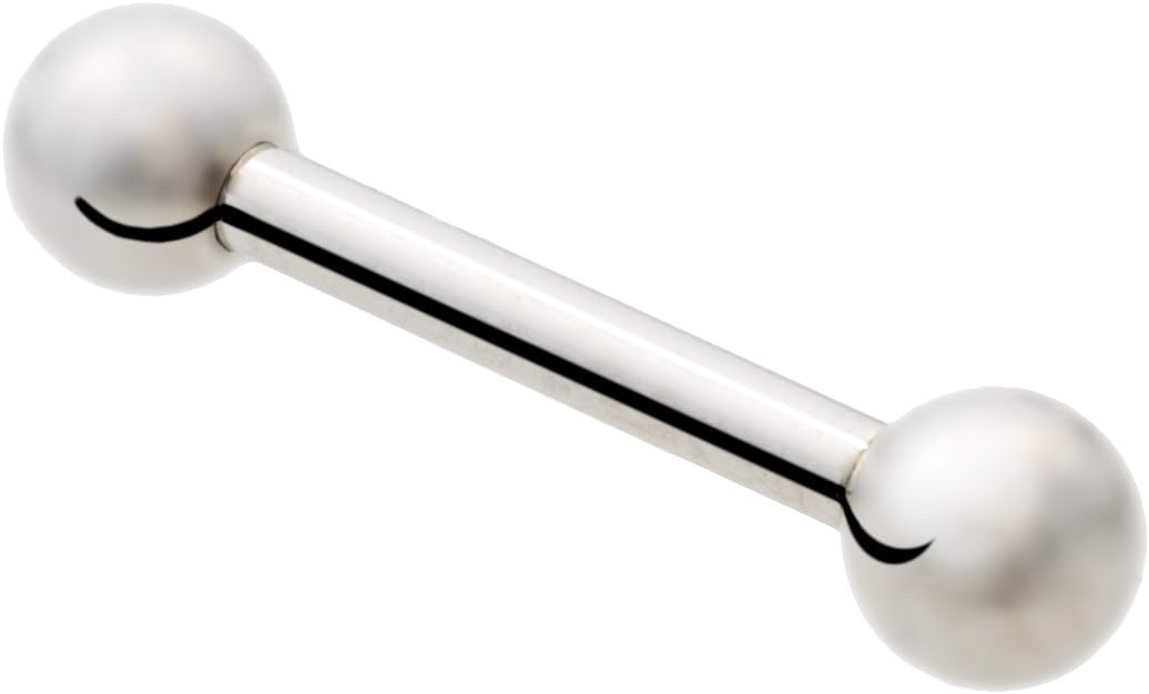 Micro Banana bell Surgical Steel Intimate Eyebrow Banana Bar 1,2MMX10MM with 3 MM Balls
