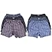 Knocker Men's Plaid Boxer Shorts Underwear(6-Pack)