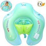 Baby Swimming Float , Baby Inflatable Swimming Float Ring Kids Swim Ring U-shape Underarm Waist Swimming Floats for Bathtub / Swimming Pool Water Play, 6-30 Months (Large)