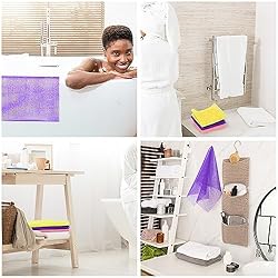 Metene 6 Pieces African Exfoliating Net, Colorful