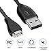 Fitbit Charge HR Charging Cable, iXCC Replacement USB Charging Cable for Fitbit Charge HR Wireless Activity Tracker Bands (1ft)