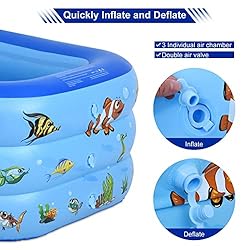 Inflatable Swimming Pool-TINKLE WELL Kiddie Pool